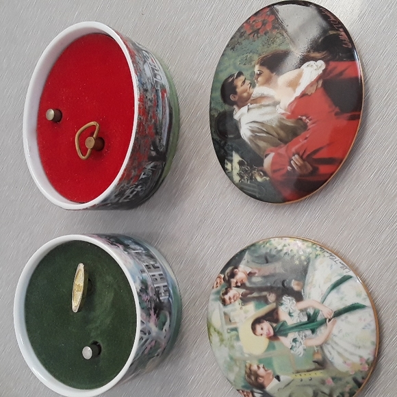 Gone With The Wind Music Boxes...set of 2 - Picture 6 of 7